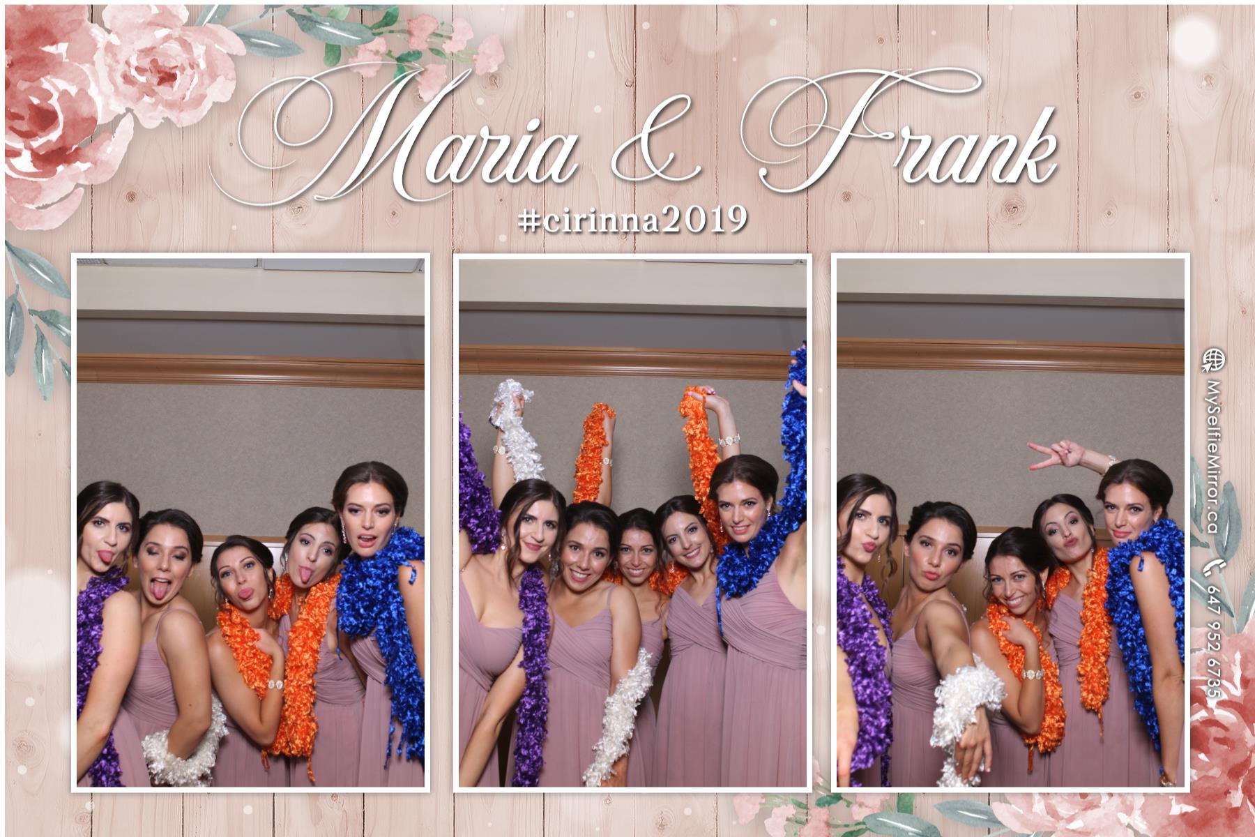 Wedding of Frank and Maria  | View more photos from the event at gallery.myselfiemirror.ca/u/romanmyselfiemirrorca/Wedding-of-Frank-and-Maria